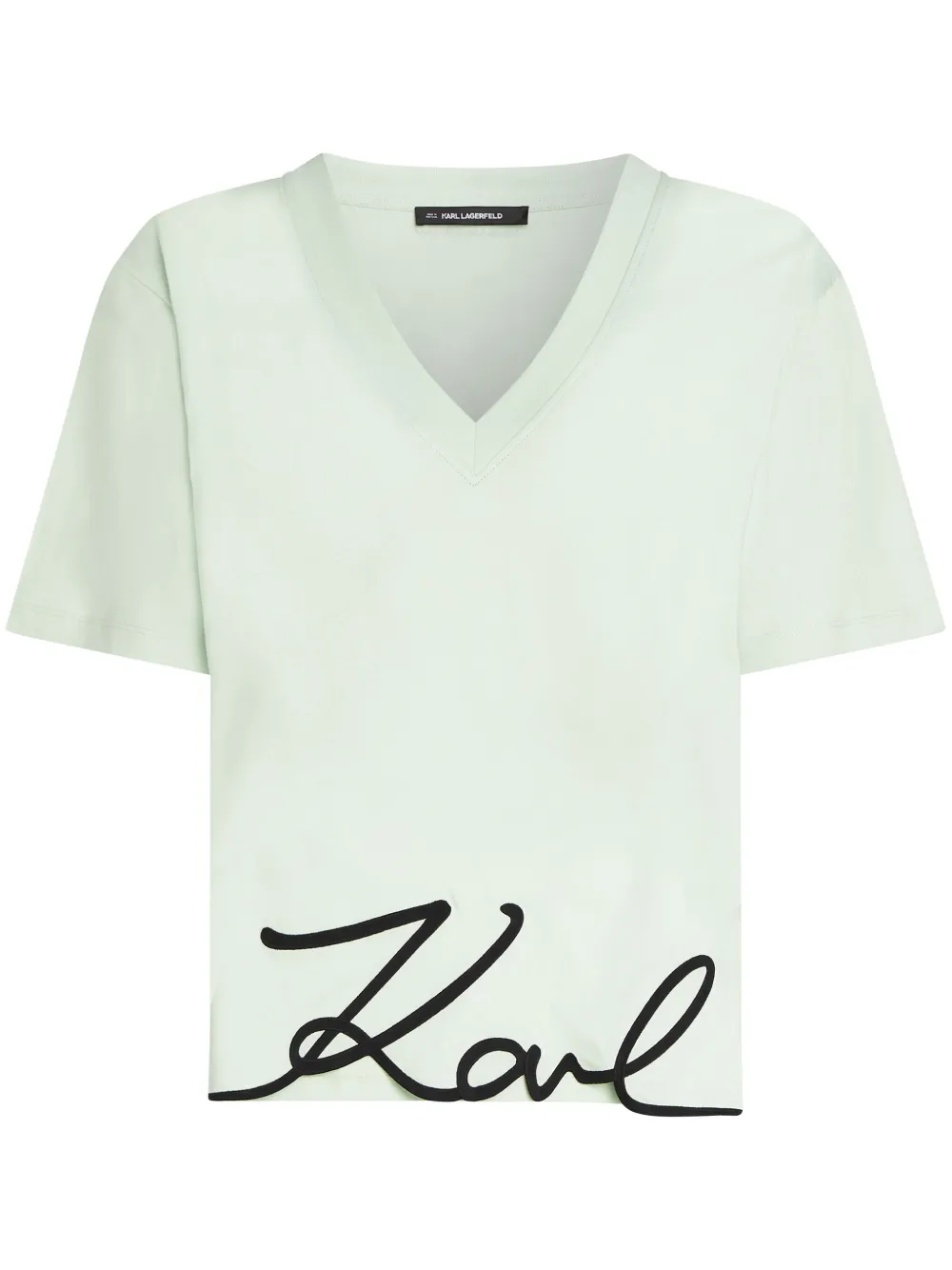 Karl Lagerfeld playera Signature | verde | Image 1