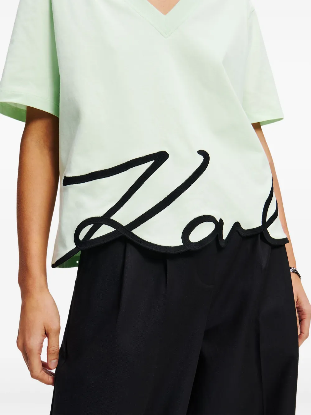 Karl Lagerfeld Kenmerkend T-shirt Groen