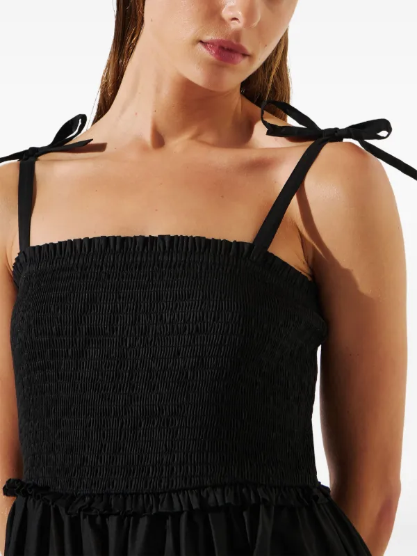Karl Lagerfeld DNA Signature Sheer Beach Maxi Dress | Black | FARFETCH OM