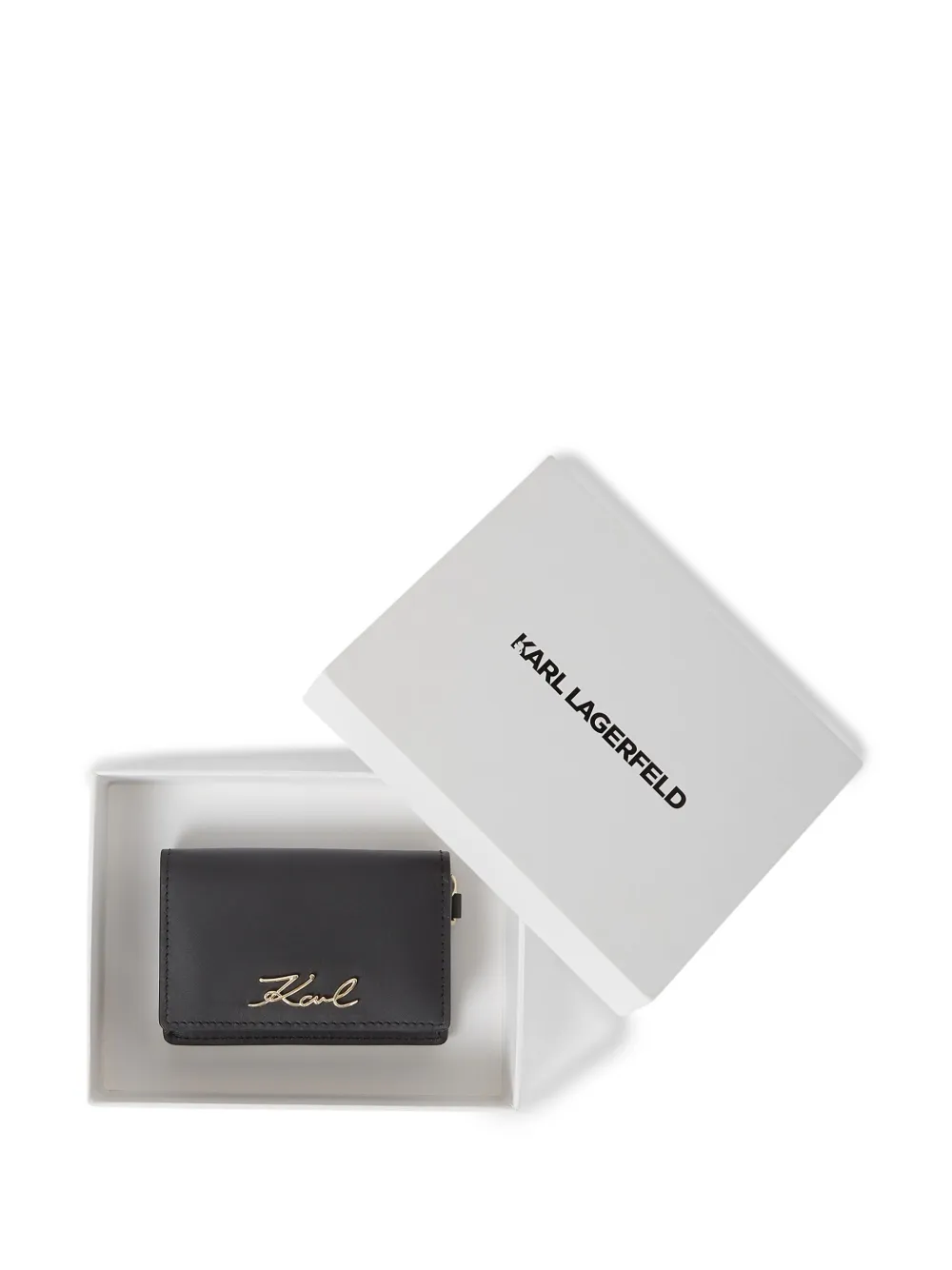 Karl Lagerfeld K Signature pasjeshouder Zwart