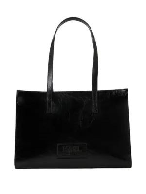 Bolsa Tela Negra Bolso De Hombro Palm Angels Logo Crash Mujer