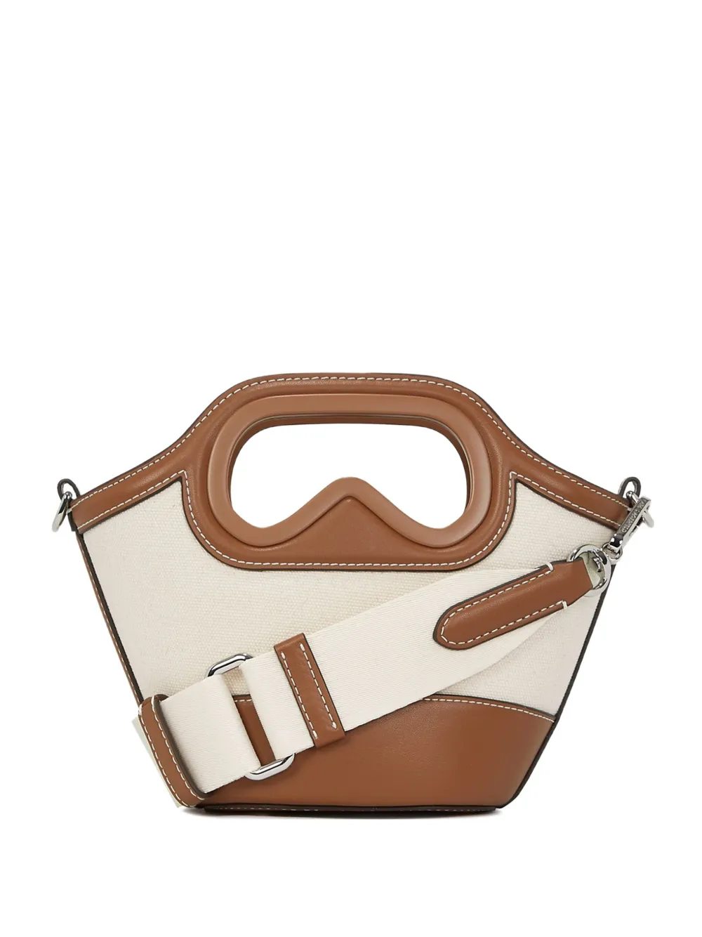 Karl Lagerfeld mini sac à main à motif K/Aviator | tons neutres | Image 1