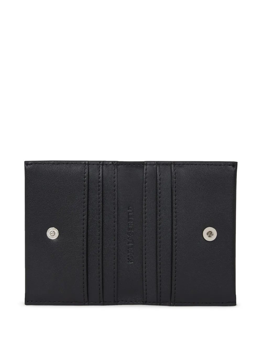Shop Karl Lagerfeld K/circle Cardholder In Schwarz