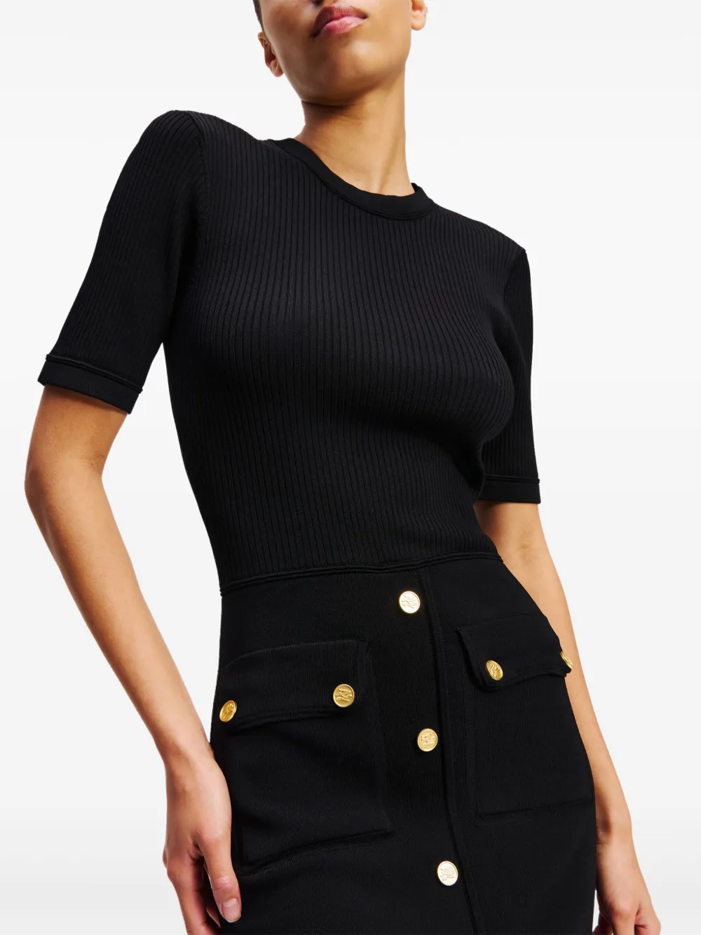 KARL LAGERFELD BUTTONED-UP DRESS