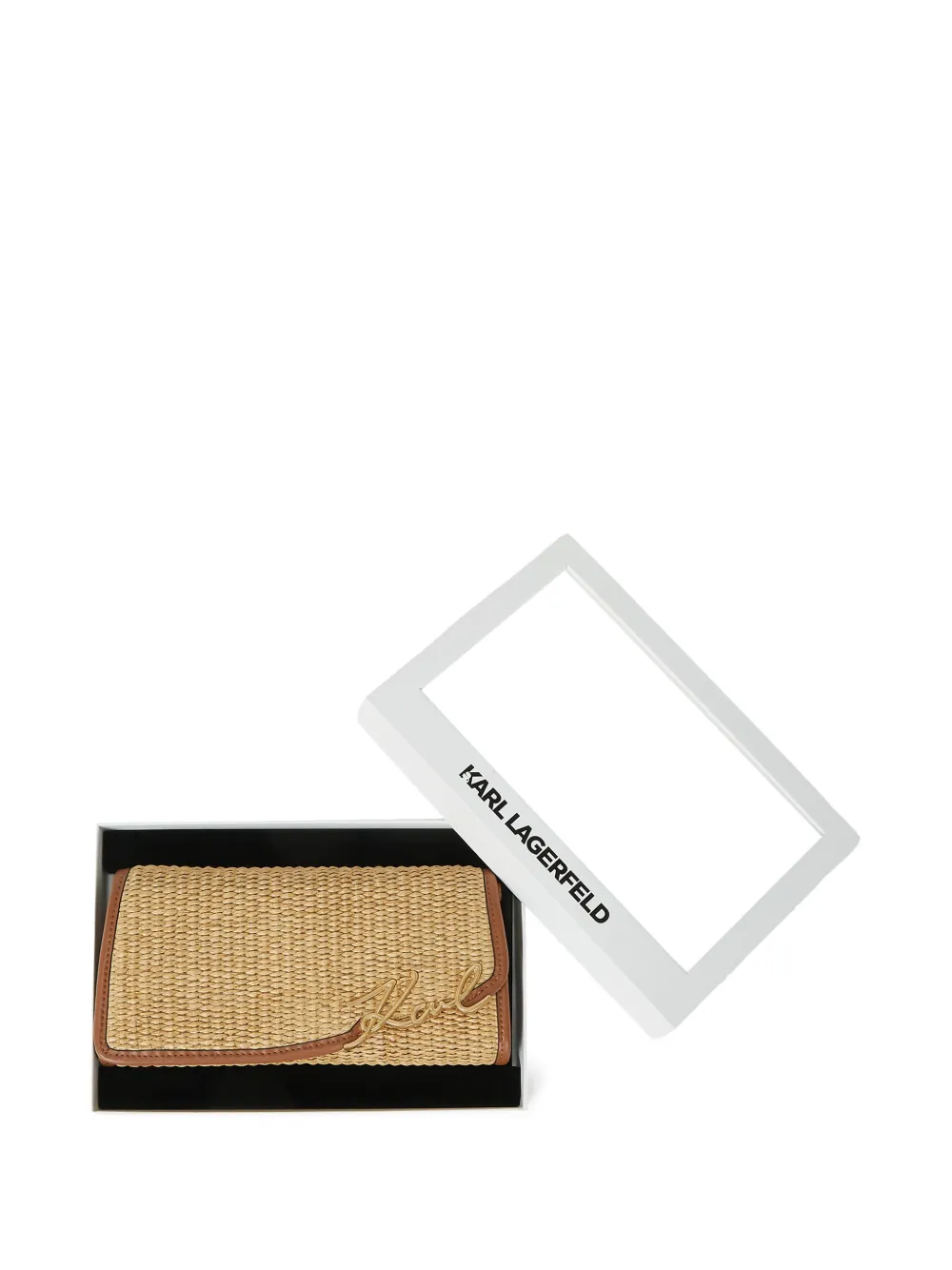 Karl Lagerfeld Signature clutch Beige