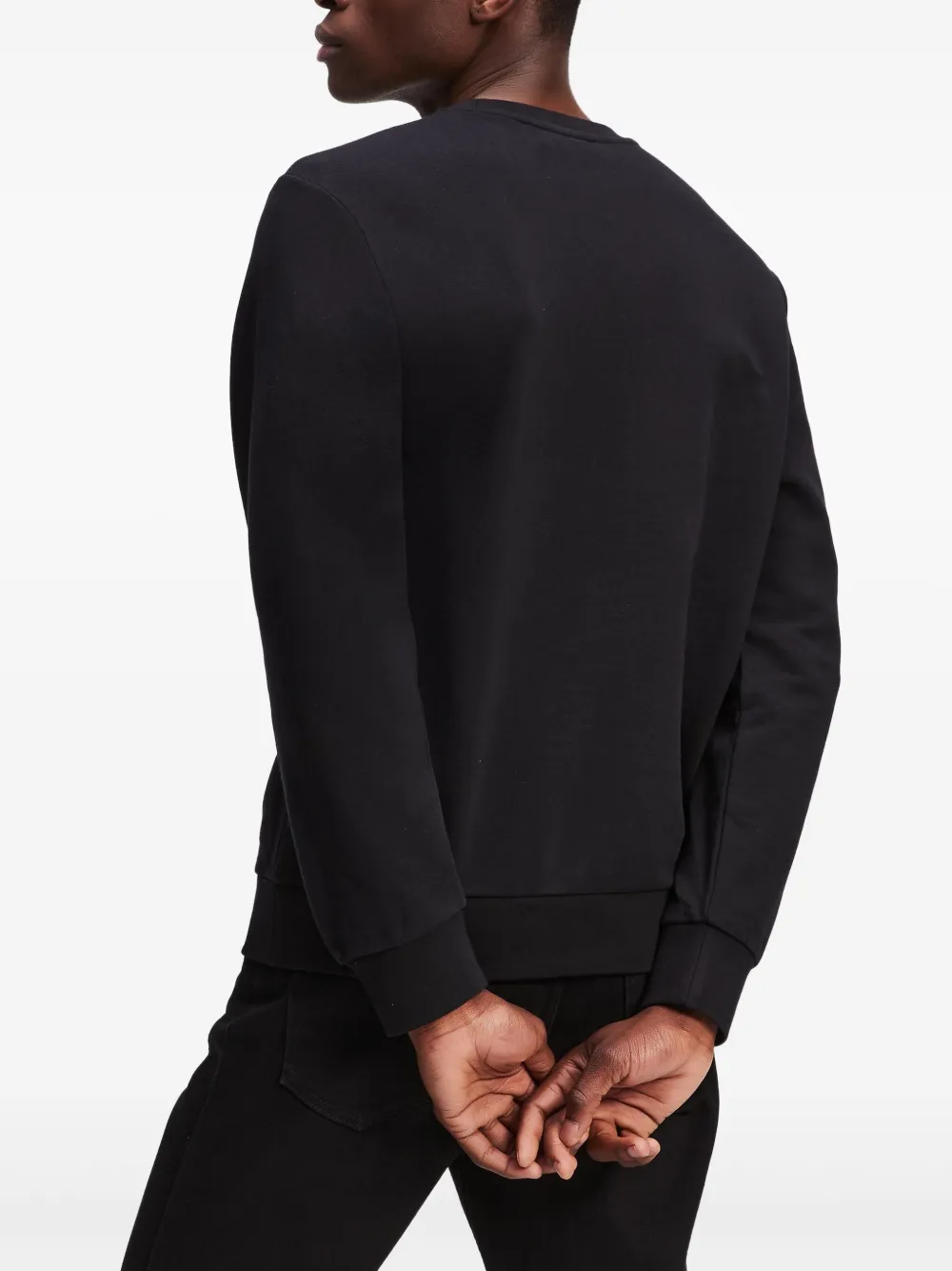 Karl Lagerfeld Sweater met logoprint Zwart
