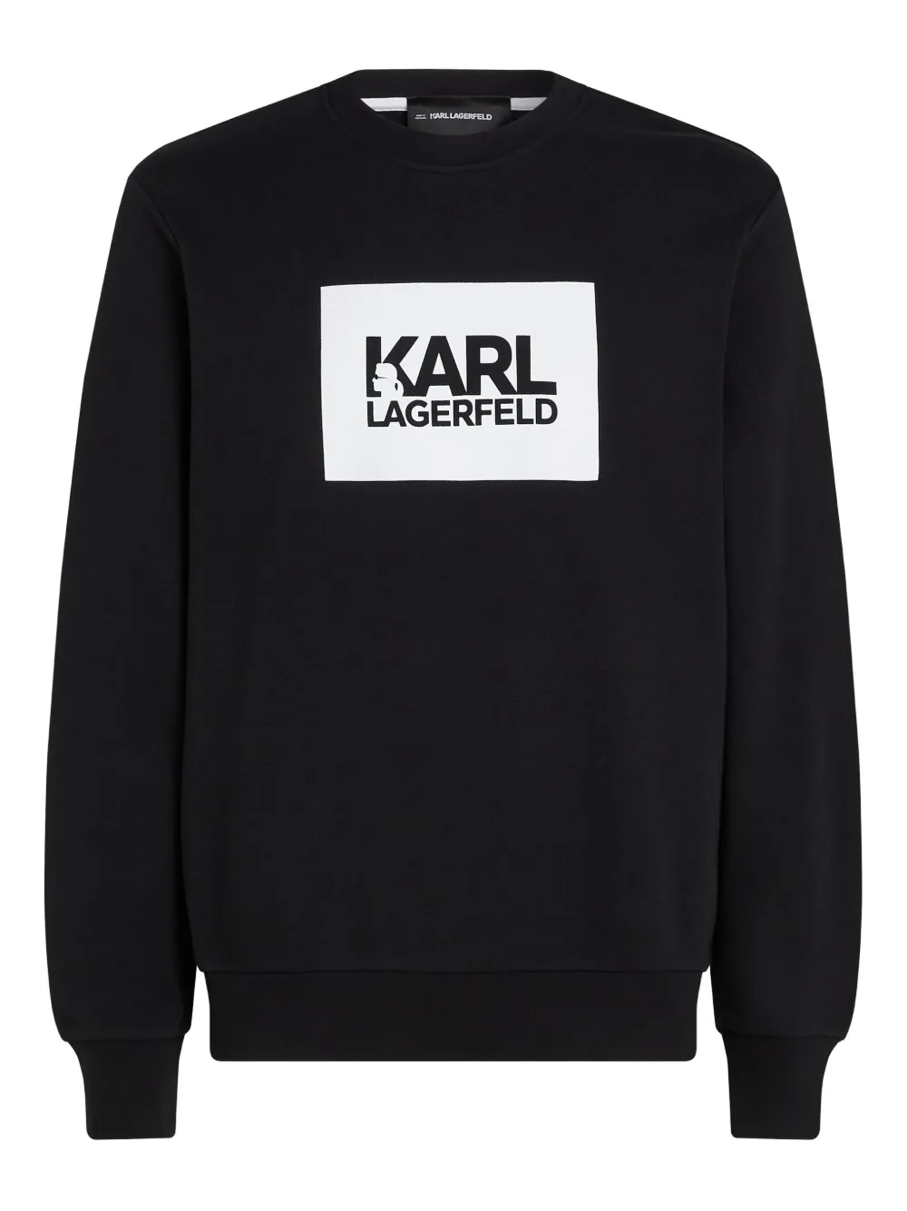 Karl Lagerfeld Sweater met logoprint Zwart