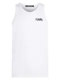Karl Lagerfeld Karl-print tank top - White