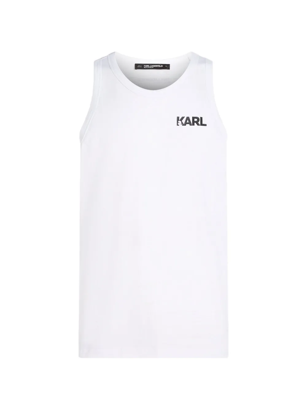 Karl Lagerfeld Top con stampa - Bianco