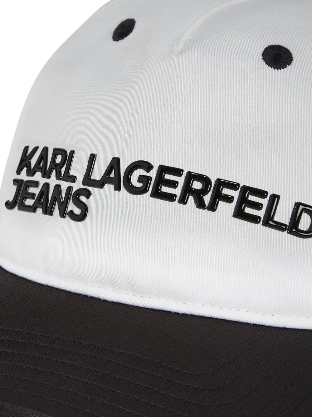 Karl Lagerfeld Jeans Pet met Karl band Wit