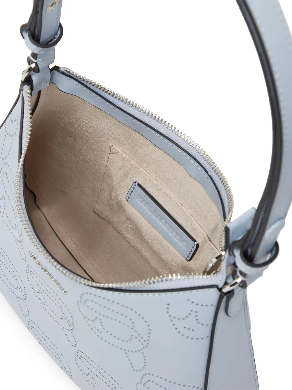 Karl Lagerfeld Ikon kleine schoudertas Blauw