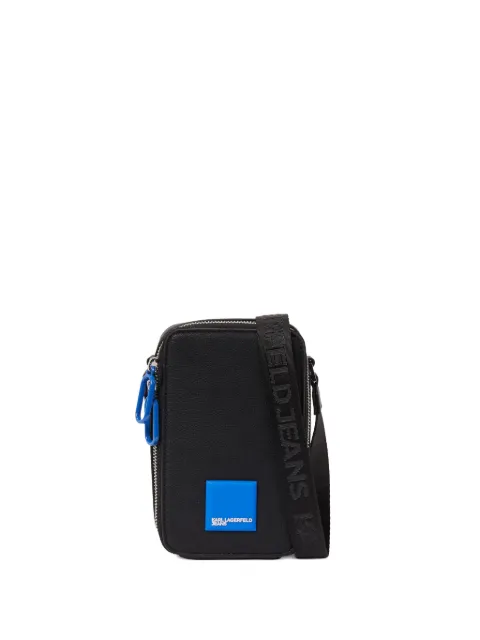 Karl Lagerfeld Jeans logo-patch messenger bag