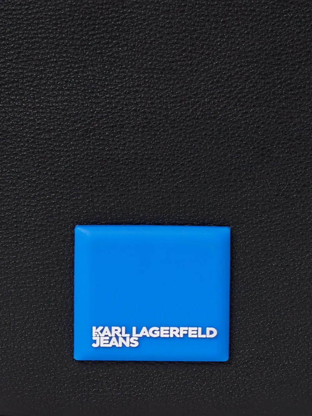 Karl Lagerfeld Jeans Messengertas met logopatch Zwart