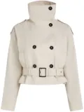 Karl Lagerfeld twill cropped jacket - Neutrals