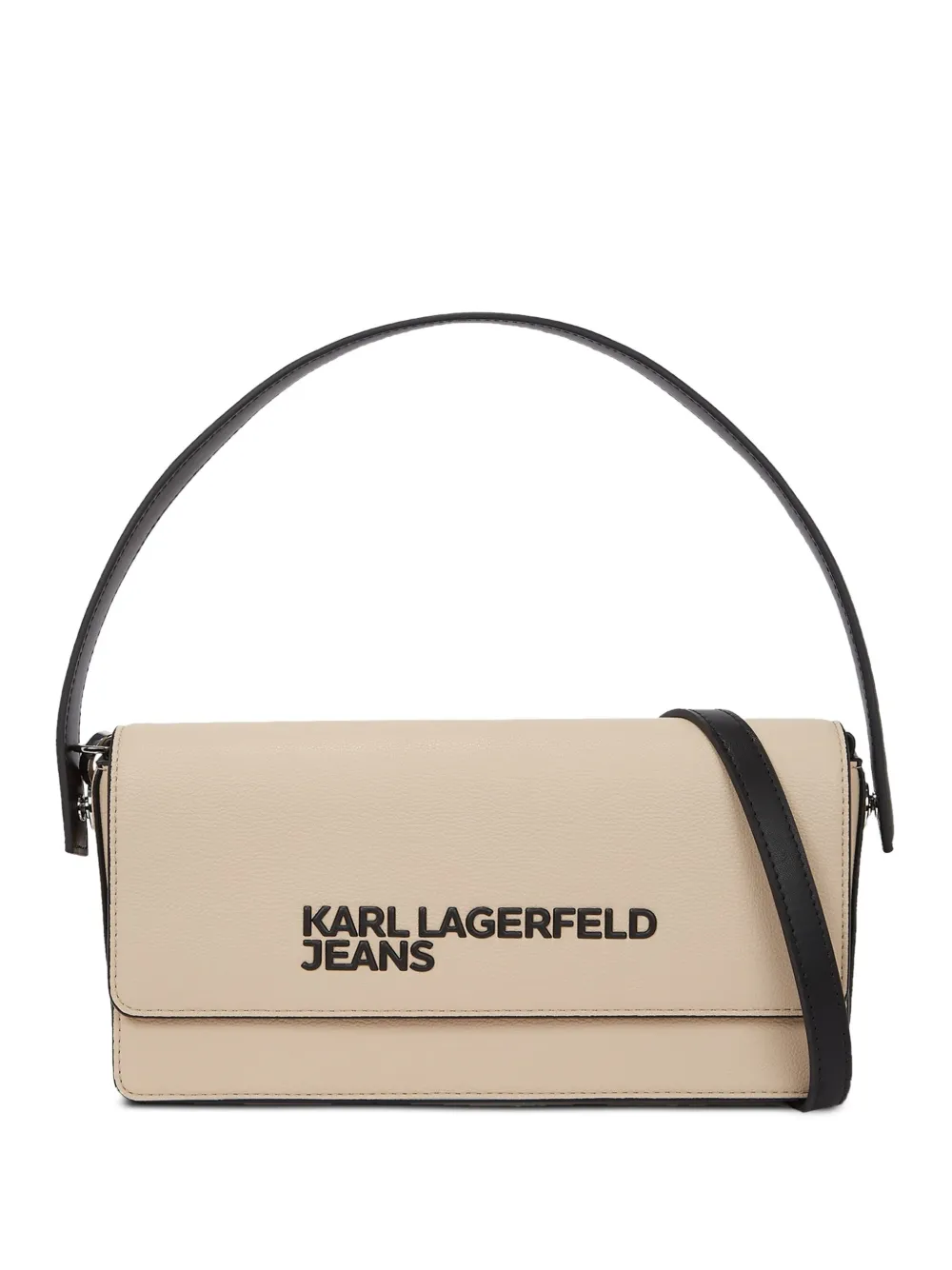 Karl Lagerfeld Jeans エッセンシャル ショルダーバッグ - ブラック Karl Lagerfeld Jeans エッセンシャル ショルダーバッグ - ブラック