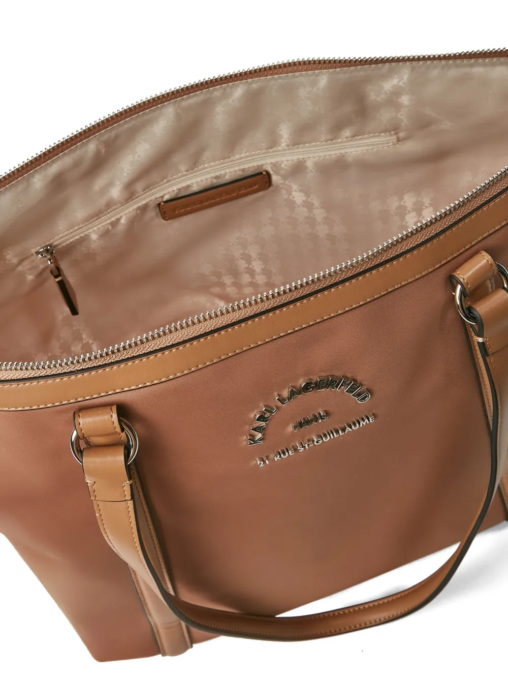 Karl Lagerfeld Medium Rue St-Guillaume shopper Bruin