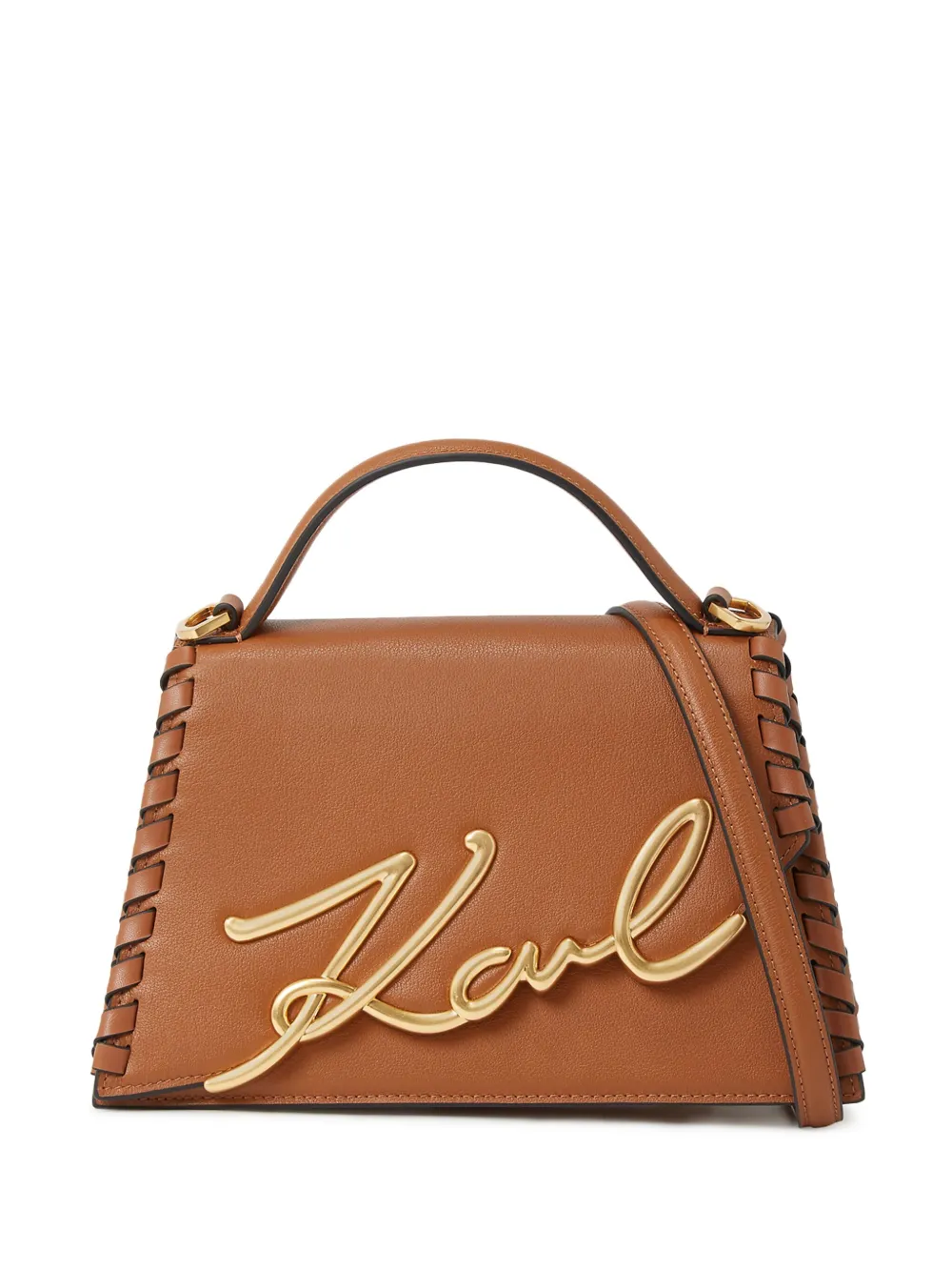 Karl Lagerfeld Signature ショルダーバッグ M - ブラウン Karl Lagerfeld Signature ショルダーバッグ M - ブラウン