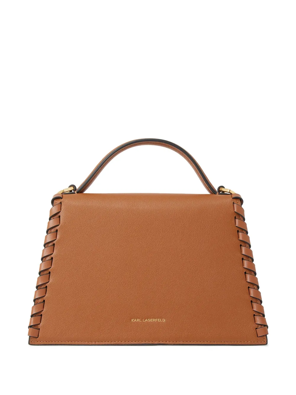 Karl Lagerfeld Medium Signature crossbodytas Bruin