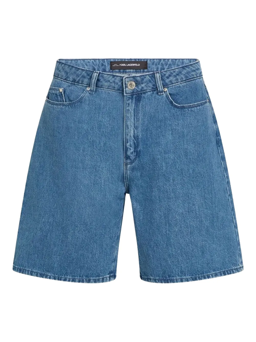 Karl Lagerfeld Ikon denim shorts Blauw