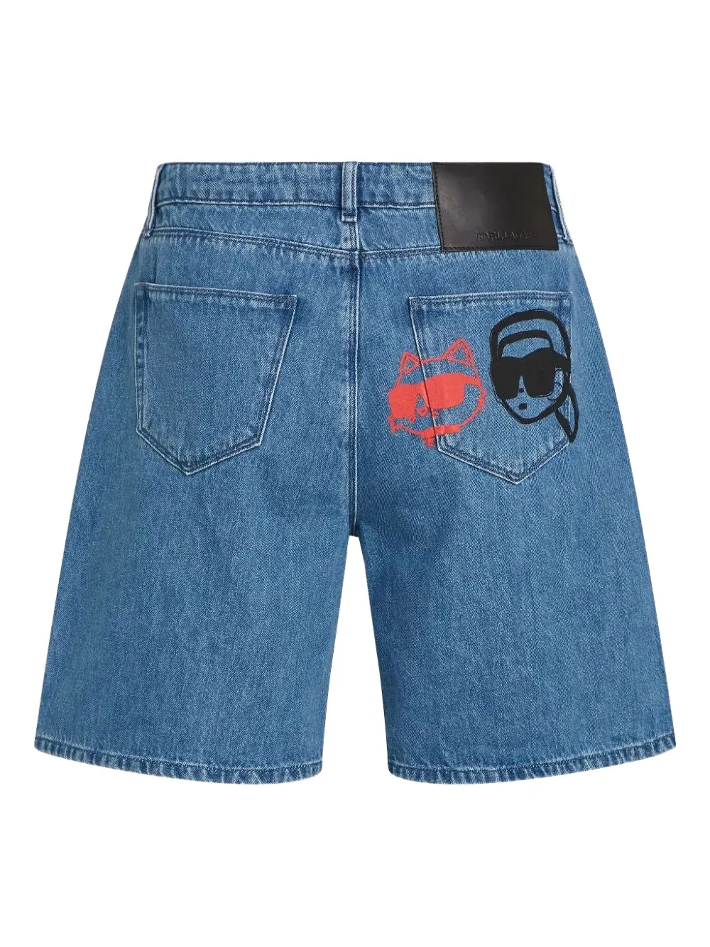 Karl Lagerfeld Ikon denim shorts | Jean Shorts | Image 2