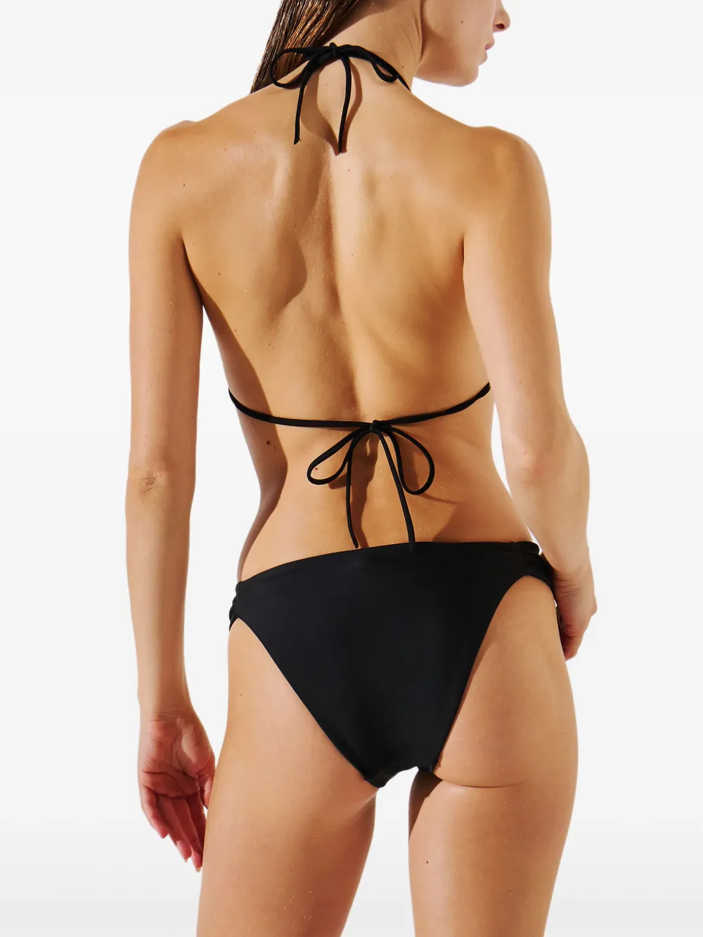 Karl Lagerfeld DNA bikinislip met bloemenprint Zwart