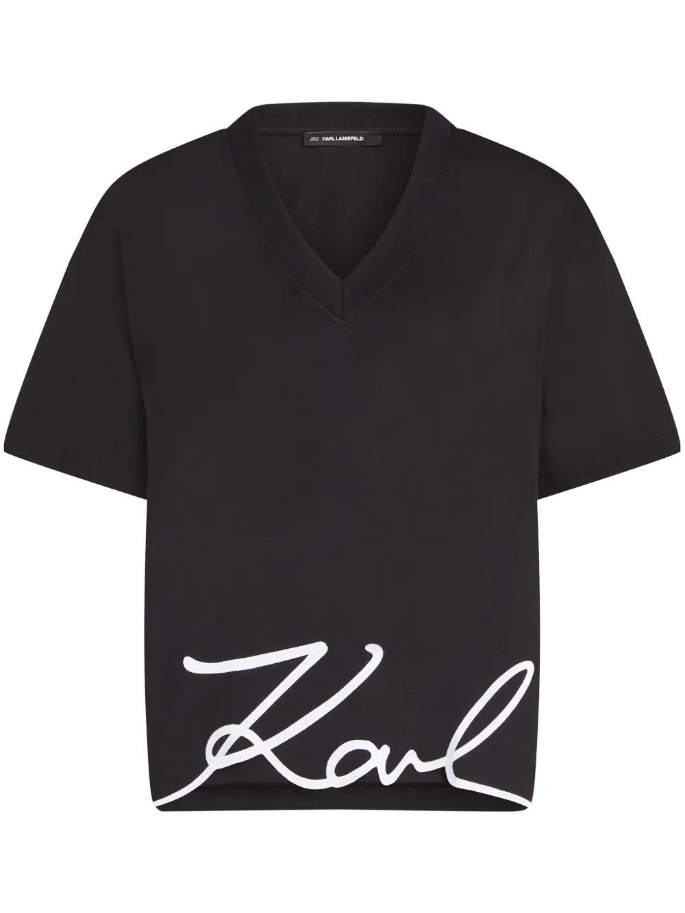 Karl Lagerfeld Kenmerkend T-shirt Zwart