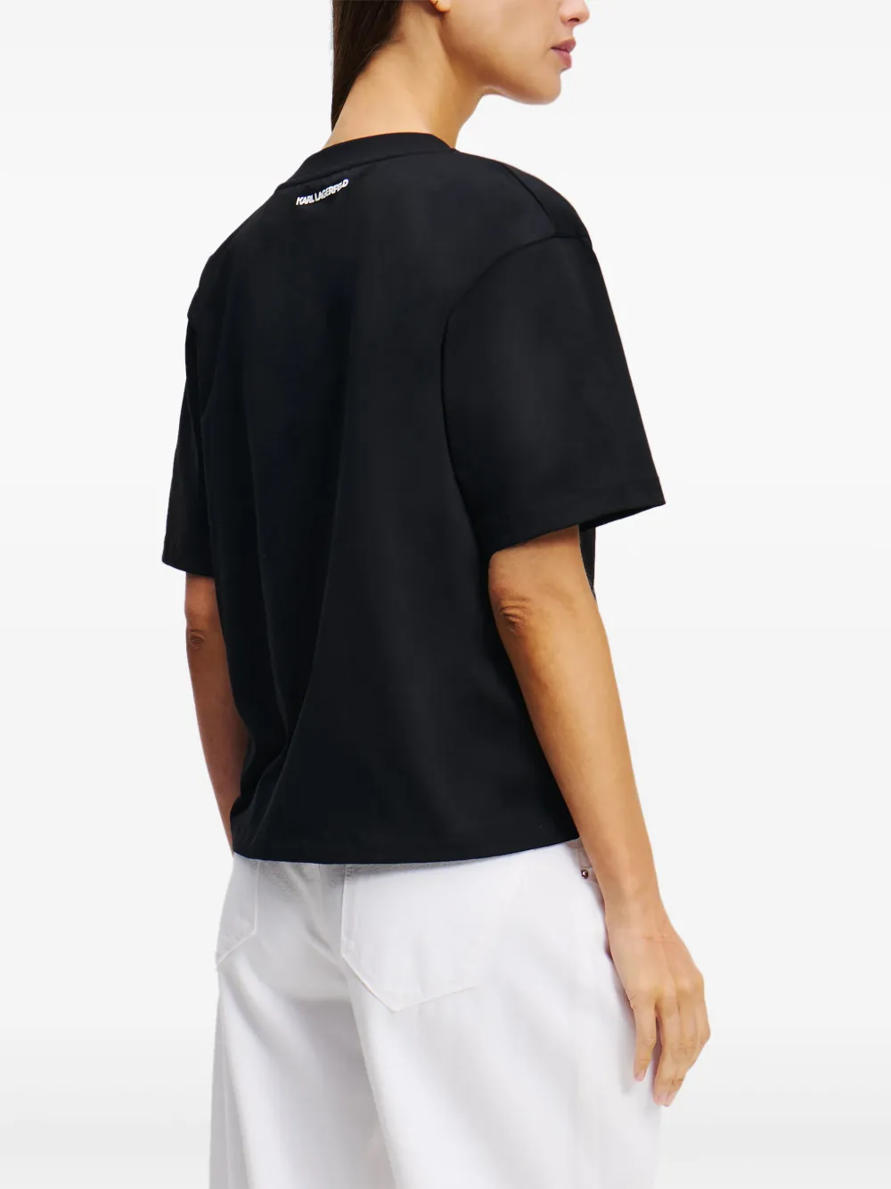 Karl Lagerfeld Kenmerkend T-shirt Zwart