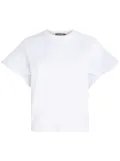 Karl Lagerfeld ruffle T-shirt - White