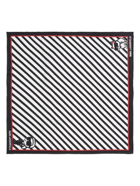 Karl Lagerfeld Ikon silk scarf