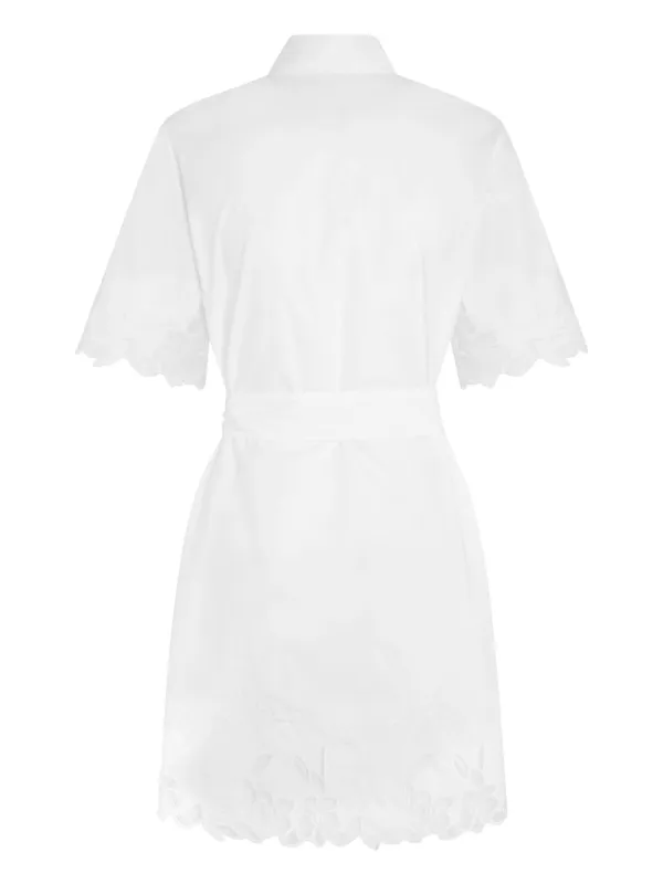 Karl Lagerfeld cut-out Embroidered Dress | White | FARFETCH Karl Lagerfeld cut-out Embroidered Dress | White | FARFETCH