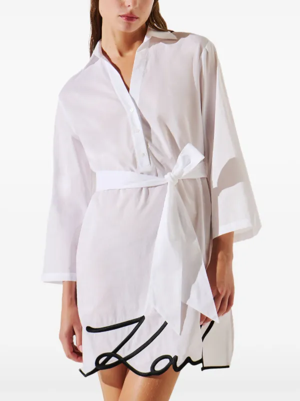 white mod dress Cut Out Mod Dress