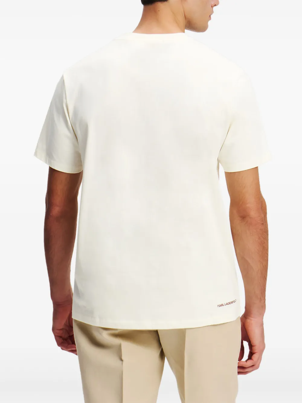 Karl Lagerfeld T-shirt met logo Wit