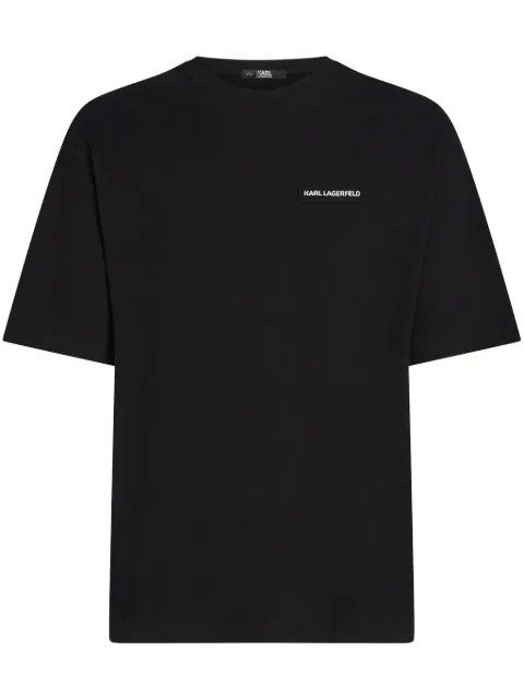 Karl Lagerfeld playera con parche del logo