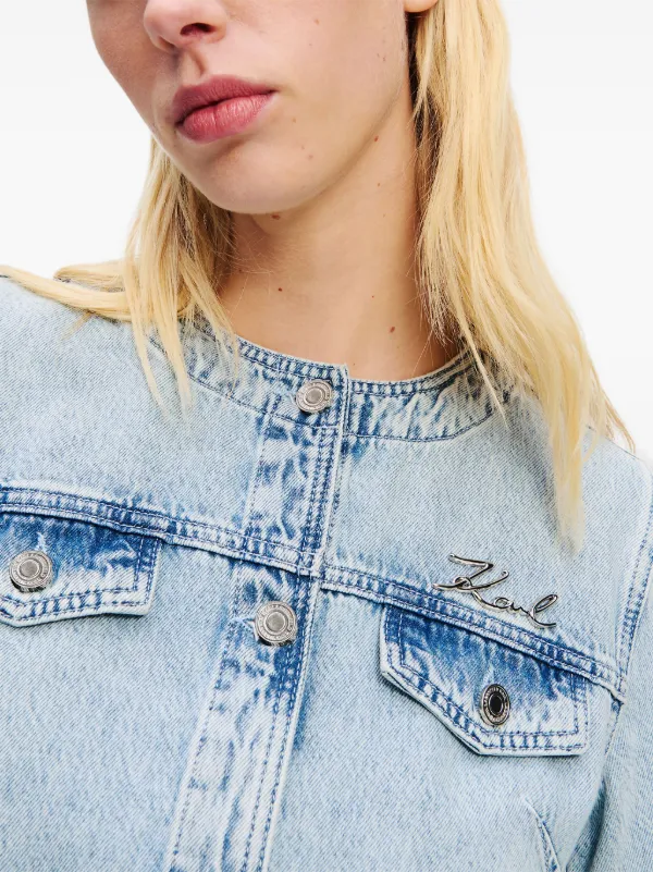 LRGERFELD デニムジャケット Karl Lagerfeld Ikonik 2.0 デニムジャケット | ブルー