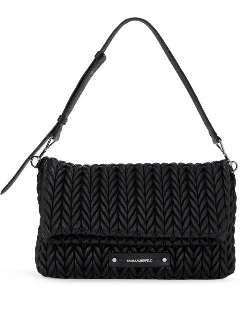 Karl Lagerfeld large K/Weave shoulder bag