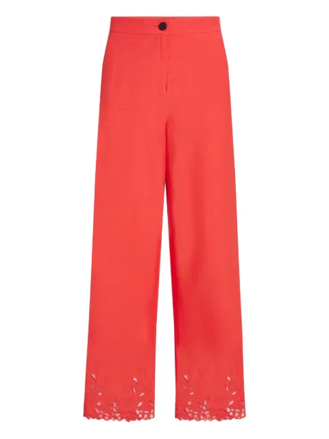 Karl Lagerfeld embroidered trousers