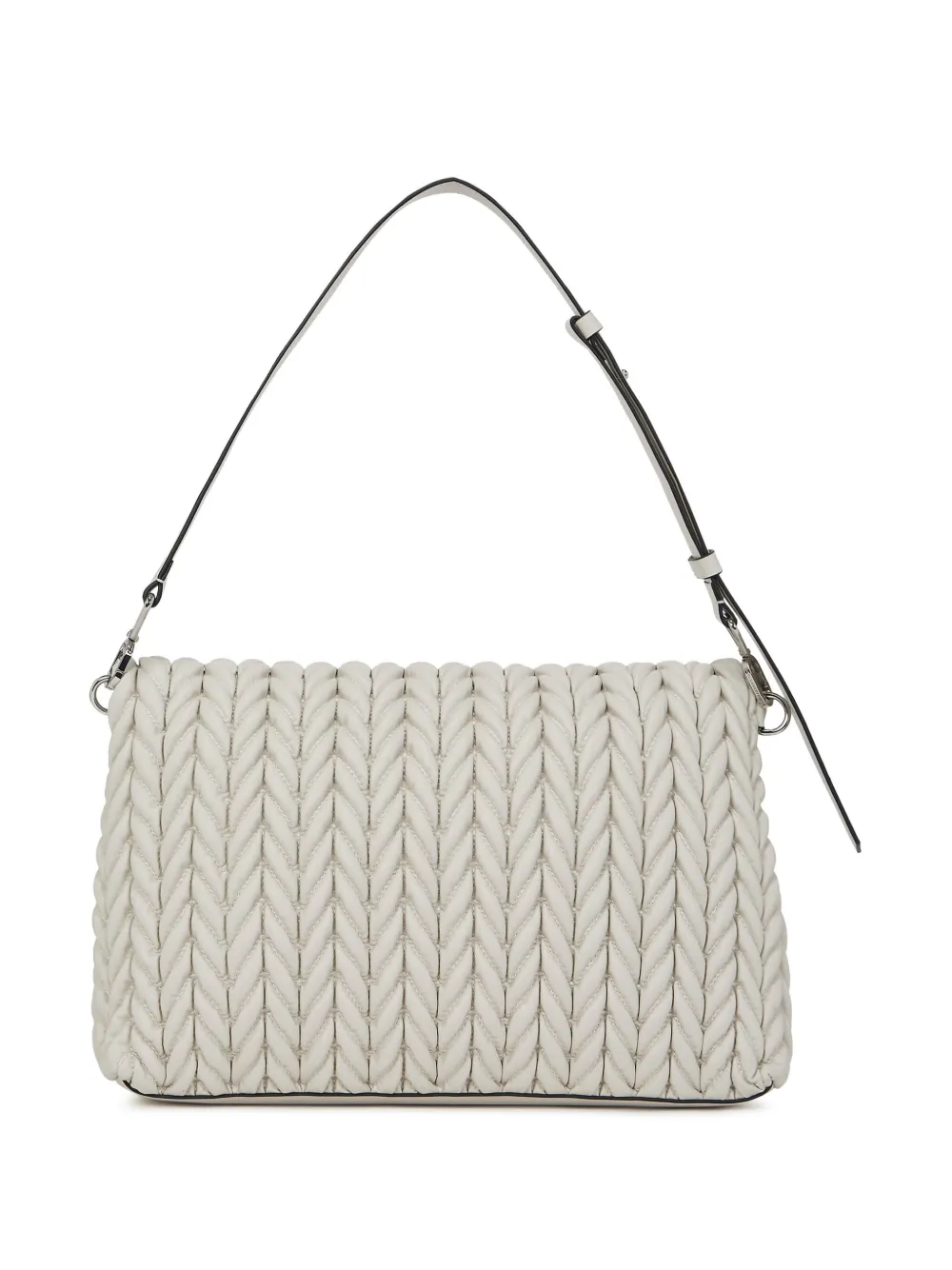 KARL LAGERFELD LARGE K/WEAVE SHOULDER BAG