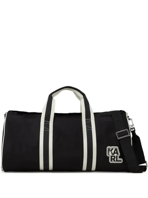 Karl Lagerfeld logo duffel bag