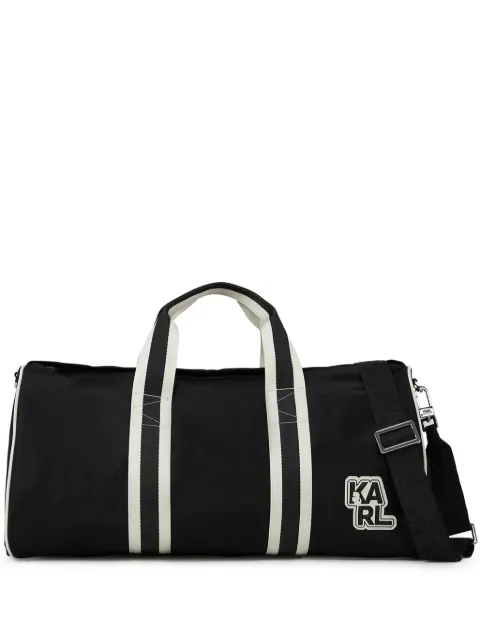 Karl Lagerfeld logo duffel bag