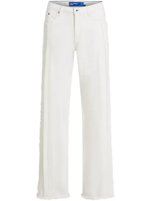 Karl Lagerfeld Jeans jeans con detalles de costuras