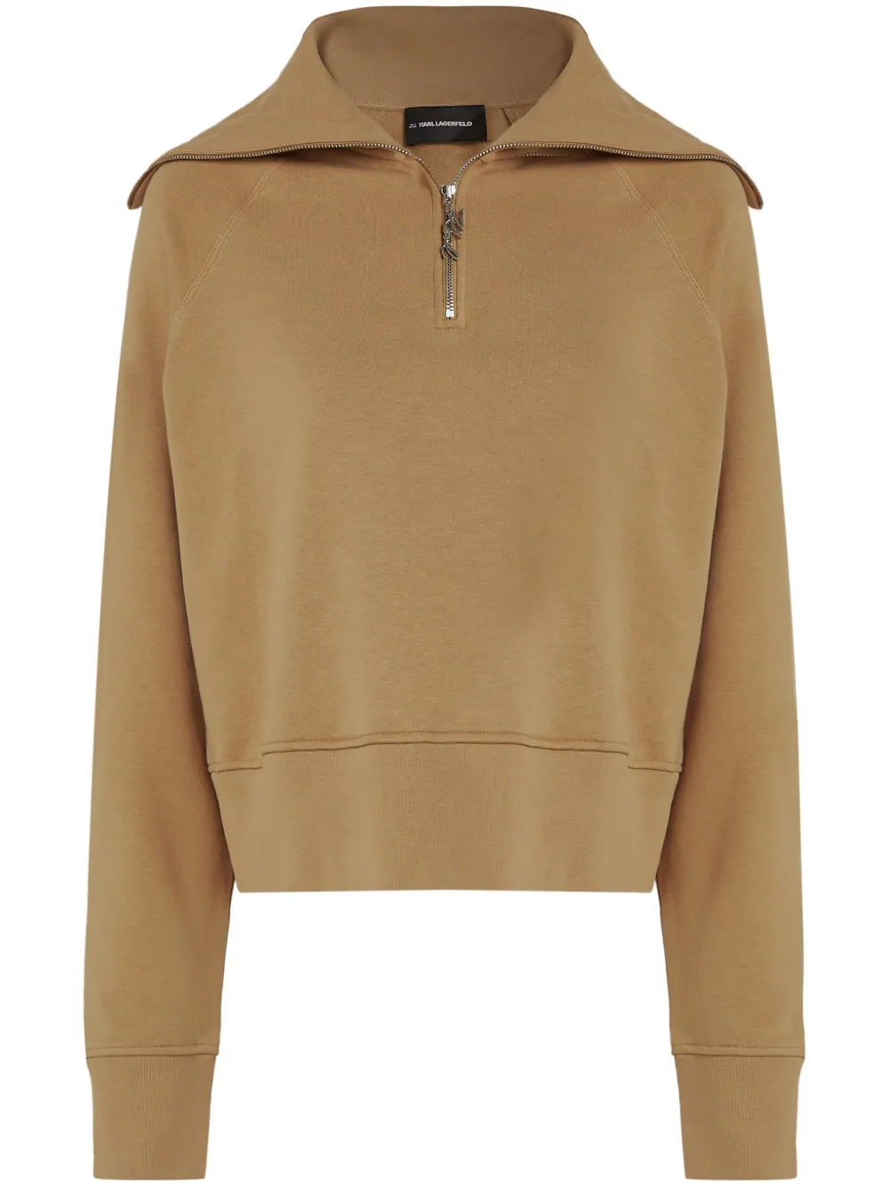 Karl Lagerfeld sudadera con cierre | marrón | Image 1