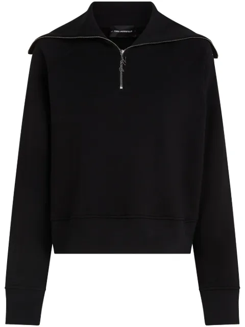 Karl Lagerfeld half-zip sweatshirt