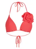 Karl Lagerfeld DNA flower bikini bottom - Red
