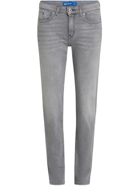 Karl Lagerfeld Jeans mid-rise slim-cut jeans