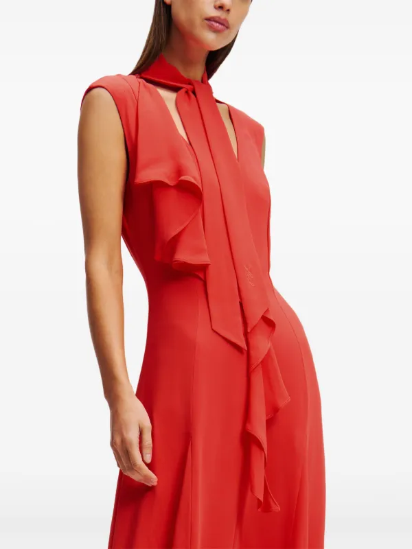 karl lagerfeld red dress Kl Jeans