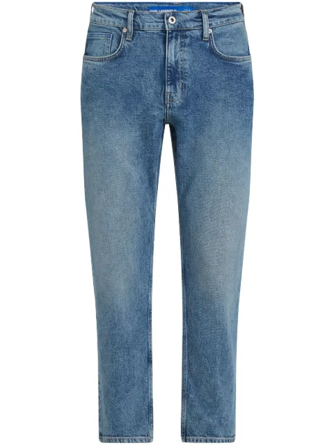 Karl Lagerfeld Jeans logo-patch jeans 