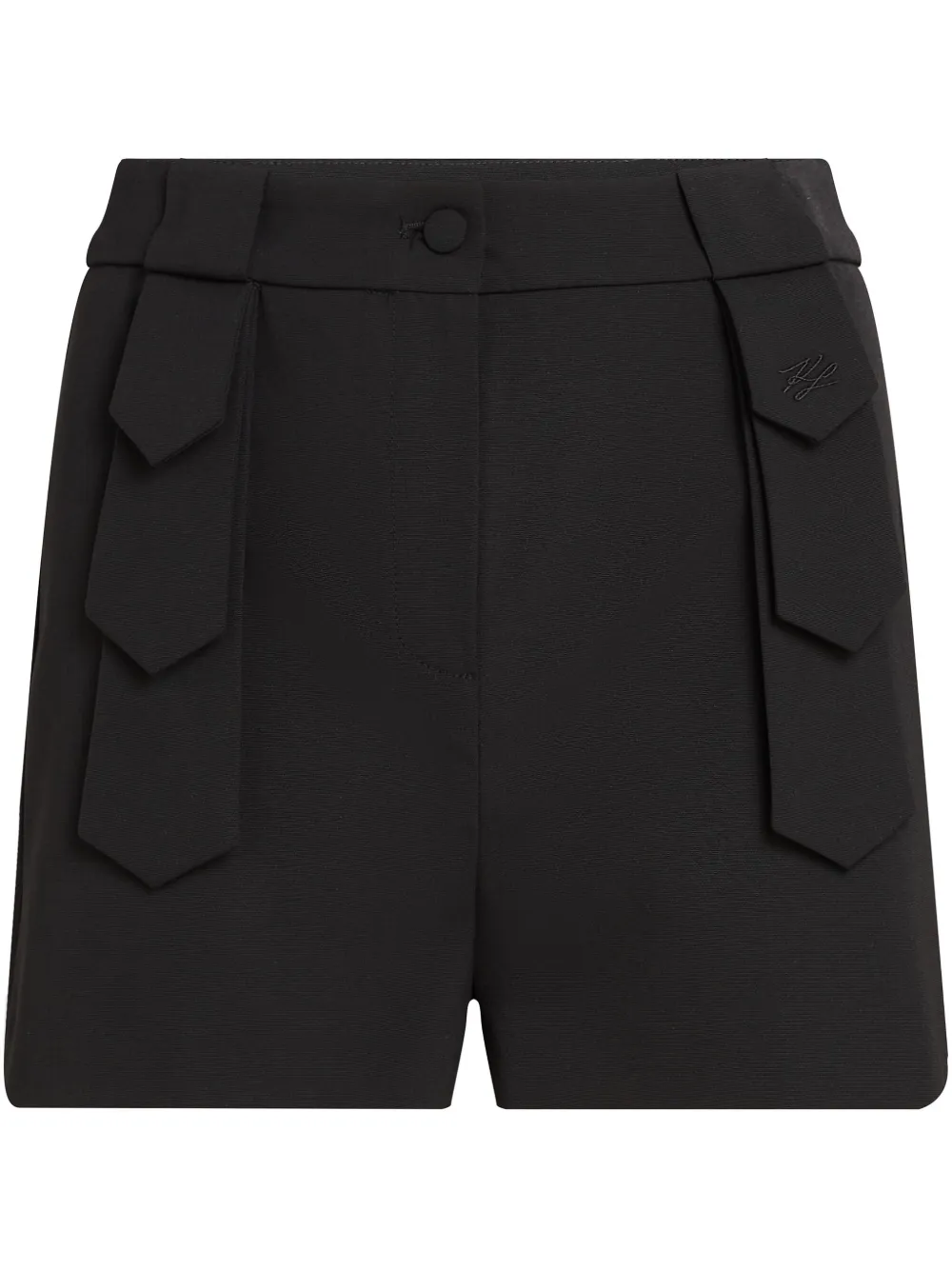 Karl Lagerfeld Shorts met vlakken Zwart