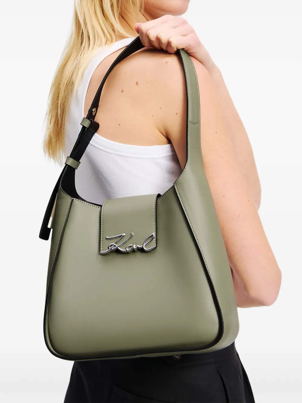 Karl Lagerfeld K/Signature schoudertas - Groen