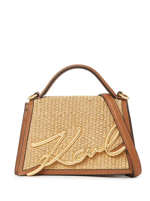 Karl Lagerfeld bolsa crossbody Signature pequeña