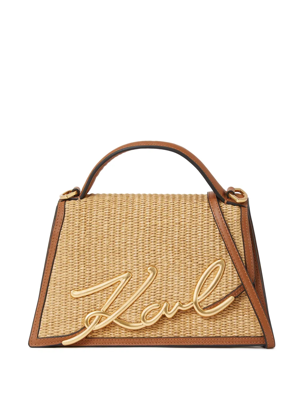Karl Lagerfeld Medium Signature crossbodytas Beige
